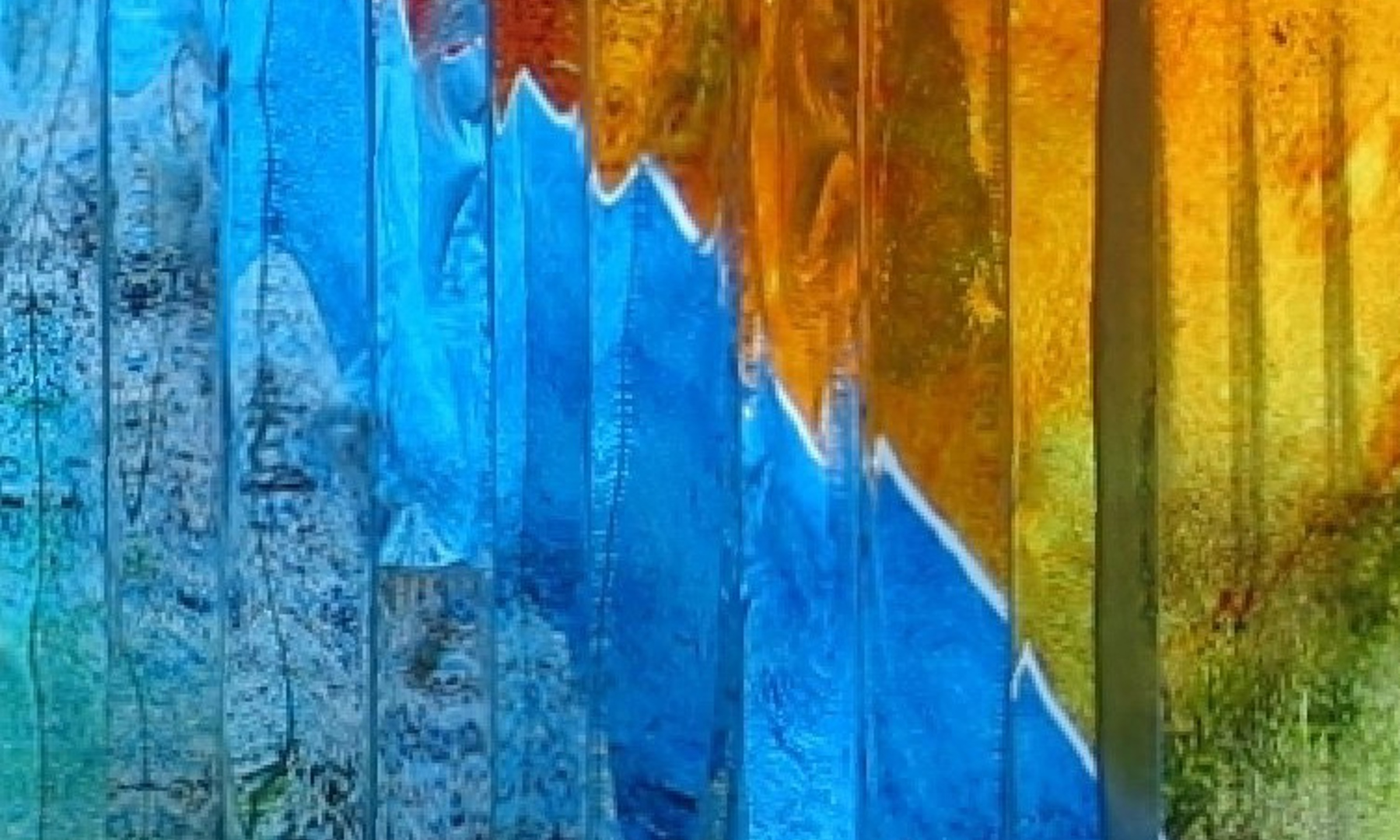 Glass artwork by Jan Aspinall 2019