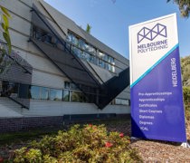 Heidleberg campus directional sign