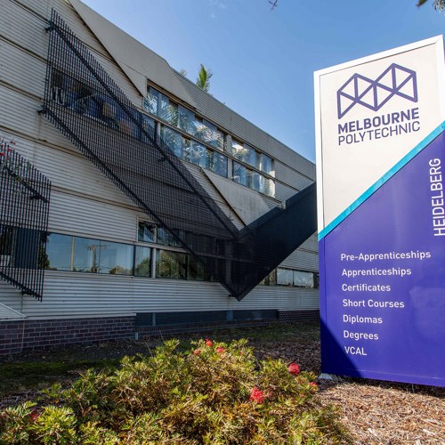 Heidleberg campus directional sign